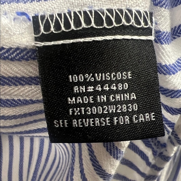 Tinsel Blue and White Striped Shirt - Picture 3 of 5